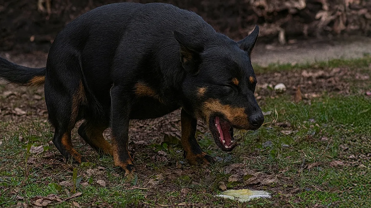 Cuidado: ¿Qué significa el color del vómito de tu perro?