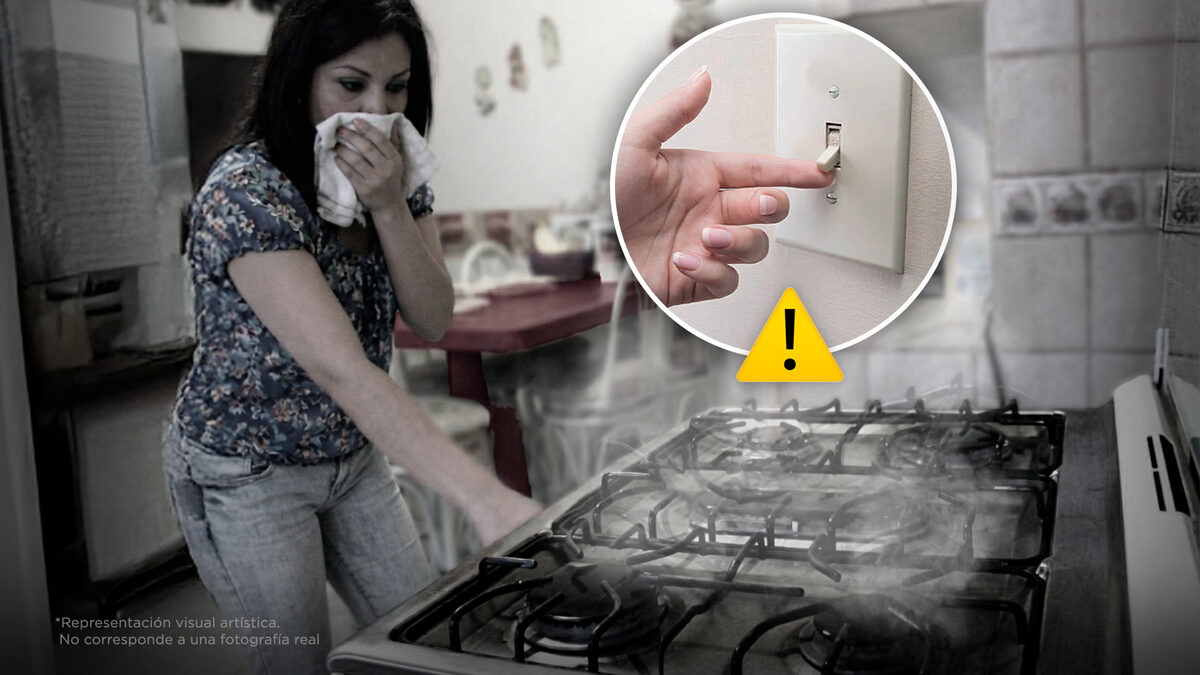 CUIDADO: Si tu casa huele a gas NO prendas la luz