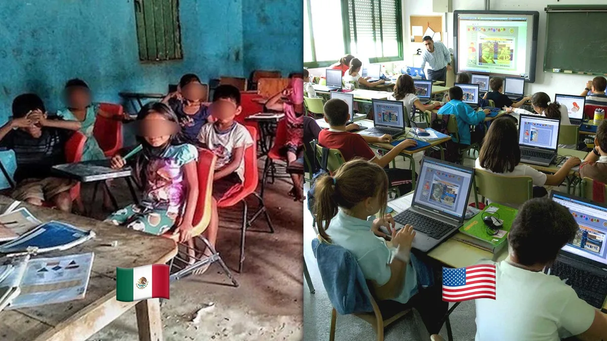 Diferencias de la educación en México y Estados Unidos