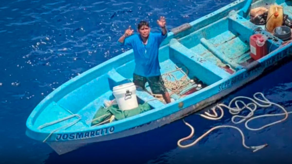 El hombre que sobrevivió 7 días perdido en el mar