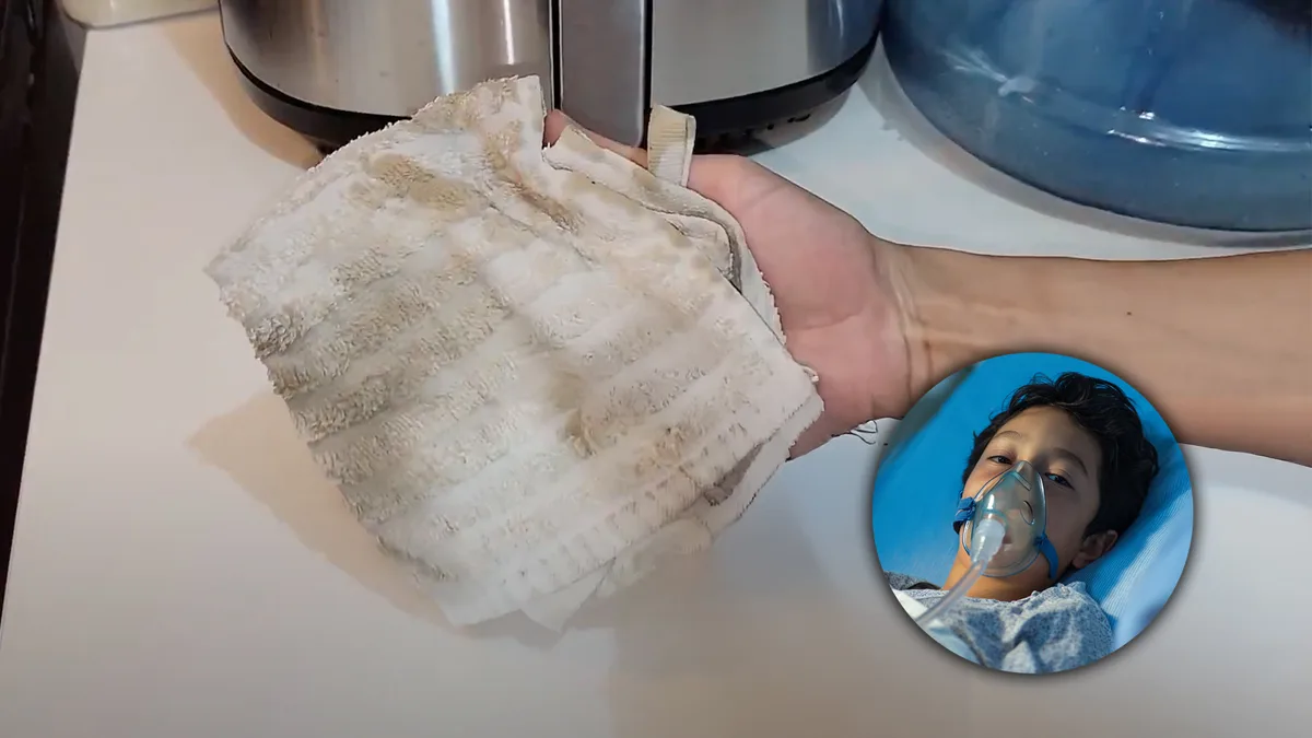 ENFERMÓ a sus hijos por usar el MISMO TRAPO de cocina