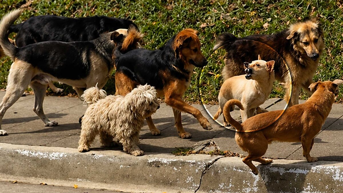 Esto sufre una perrita de la calle durante su periodo