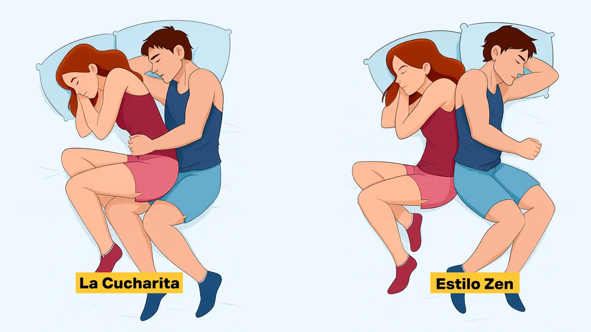 Lo que tu posiciΓ³n al dormir revela de tu relaciΓ³n