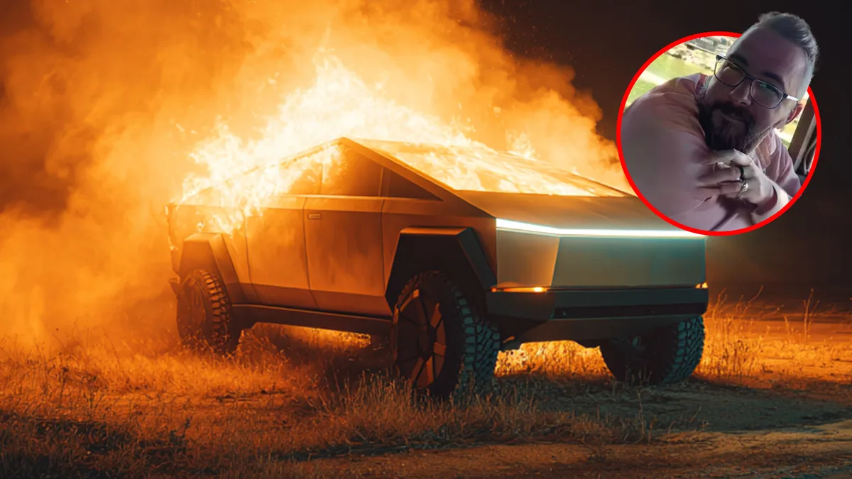 Murió atrapado en su Tesla Cybertruck… porque las puertas no abrían sin electricidad
