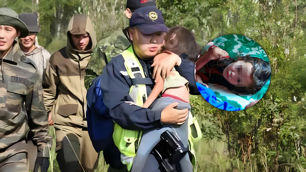 Niña de 3 años sobrevivió 11 días en un bosque. Su perro hizo un milagro