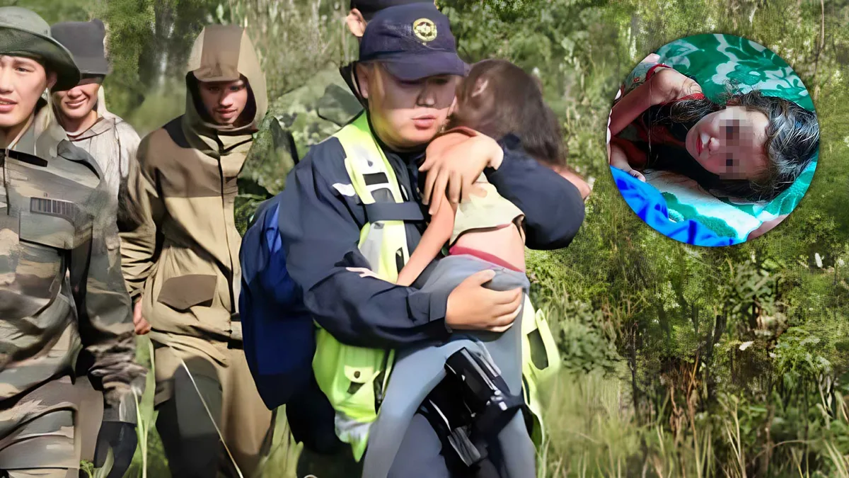 Niña de 3 años sobrevivió 11 días en un bosque. Su perro hizo un milagro