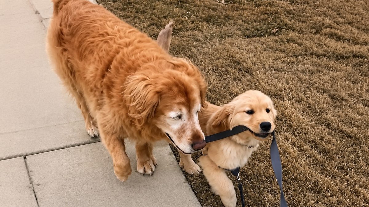 Perdió la vista, pero otro perro llegó para convertirse en sus ojos