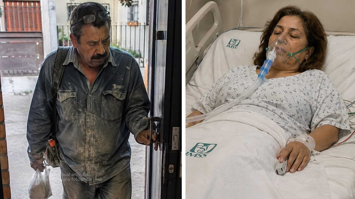Por esta razón las esposas e hijos de los albañiles se enferman tanto