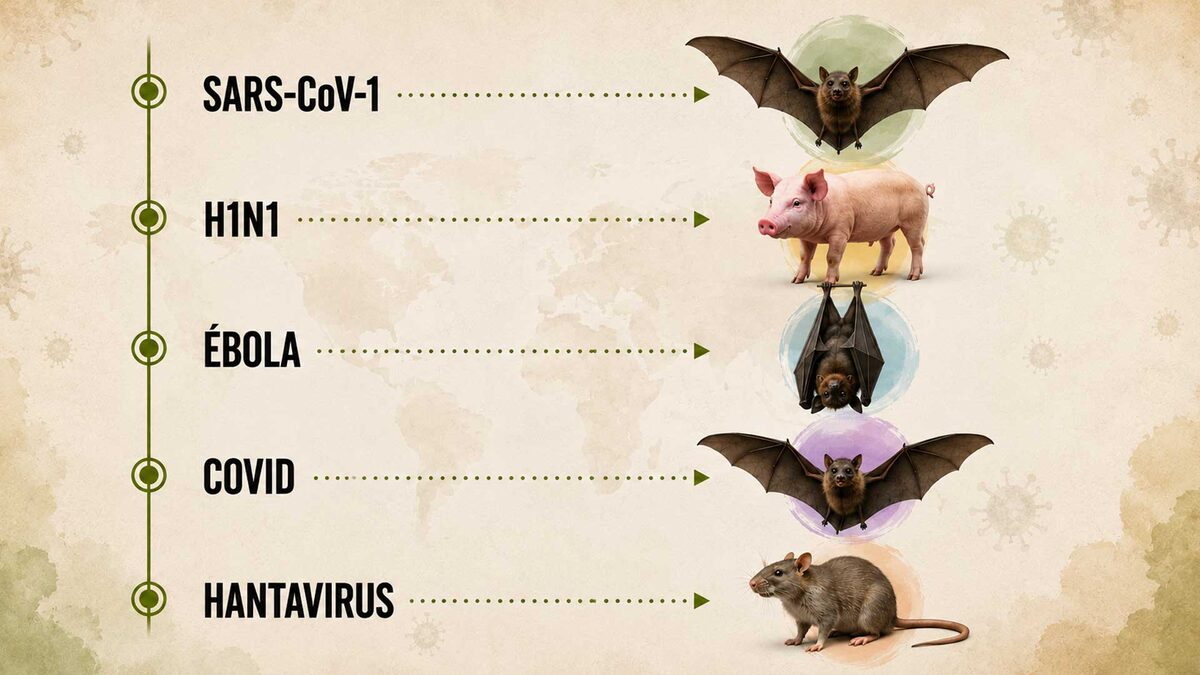 ¿Por qué las pandemias casi siempre empiezan en animales?
