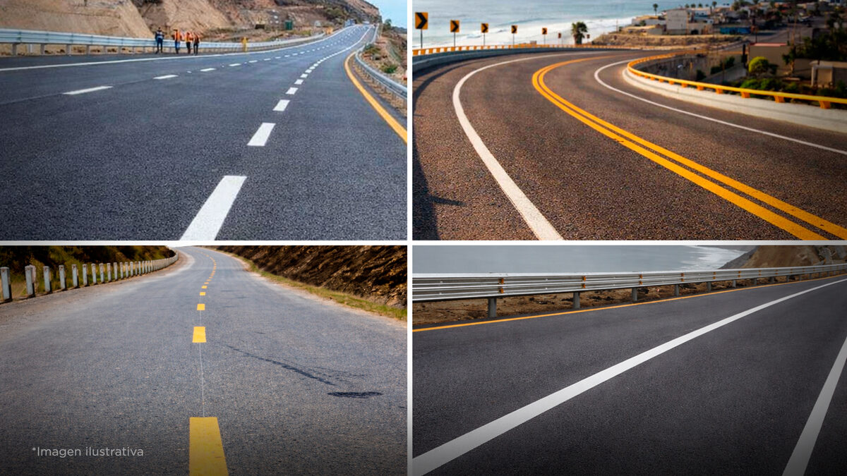 ¿Qué significan las líneas en la carretera?